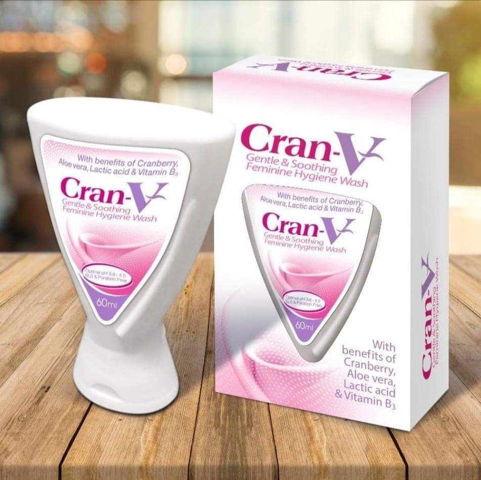 CRAN V FEMININE HYGIENE WASH 60ML - Buy Online at HPharmacy