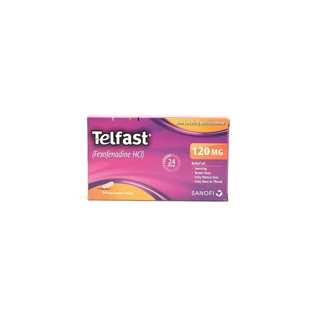 Telfast 120mg Tab 14s Np Buy Online At Hpharmacy