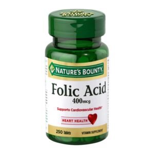 NATURES BOUNTY FOLIC ACID 400MCG TAB