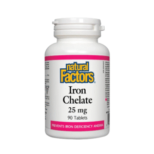 NATURAL FACTORS IRON CHELATE 90 S TAB