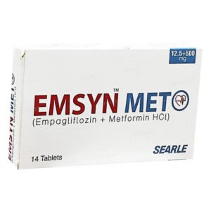 EMSYN MET 12.5/1000MG TAB 14S