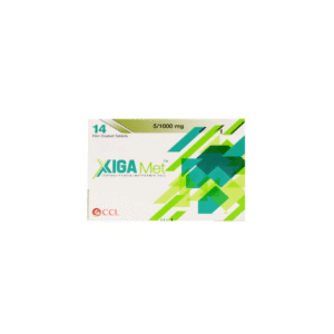 XIGA MET 5MG/1000MG TAB 14S