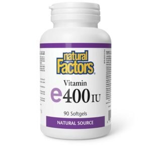 NATURAL FACTORS VITAMIN E 400 IU 90S CAP