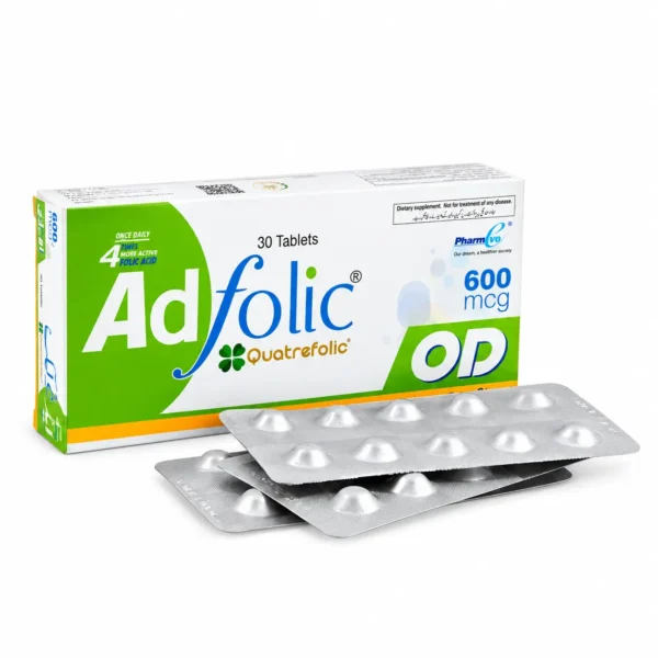 AD FOLIC OD 600MCG TAB AD FOLIC OD 600MCG TAB