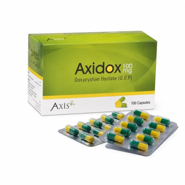 Axidox 100Mg Capsules