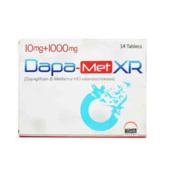 DAPA MET XR 10MG+1000MG TAB 14S