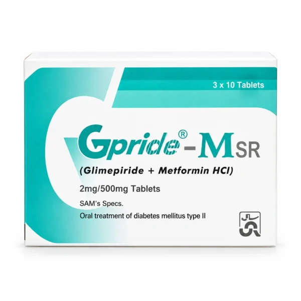 GPRIDE MSR 2 500MG TAB