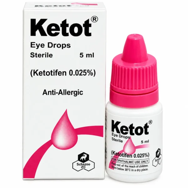 KETOT 0.025% 5ML EYE DROPS