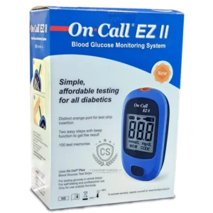 On Call EZ Sugar Meter – Easy-to-Use Blood Glucose Monitoring Device