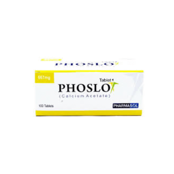 PHOSLO 667MG TAB 100S