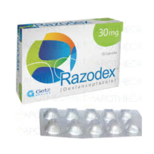 RAZODEX 30MG CAP