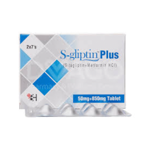 S GLIPTIN PLUS 500MG+850MG 14S S GLIPTIN PLUS 500MG+850MG 14S