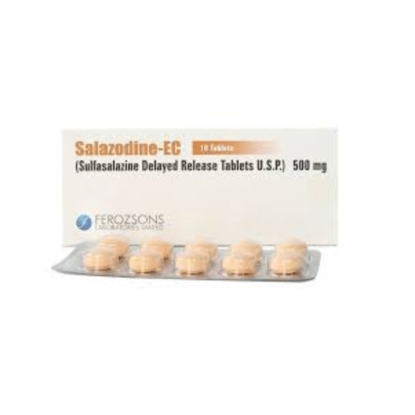 SALAZODINE EC 500MG TAB