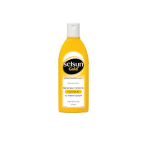 SELSUN GOLD SHAMPOO .