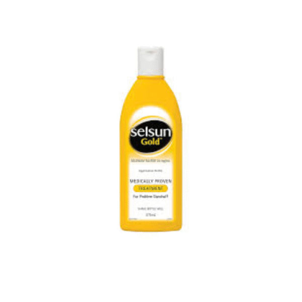 SELSUN GOLD SHAMPOO . SELSUN GOLD SHAMPOO .