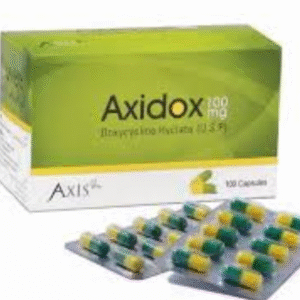 AXIDOX 100MG CAPS