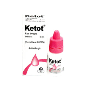 KETOT 0.025% 5ML EYE DROPS