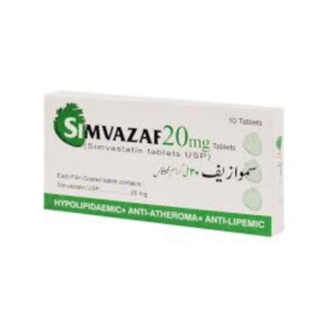 SIMVAZAF 20MG TAB