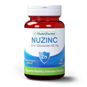 NF NUZINC ZINC GLUCONATE 50MG TABLET