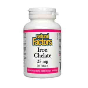 NATURAL FACTORS IRON CHELATE 90 S TAB