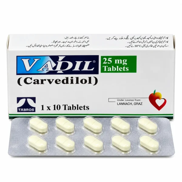 VADIL 25MG TAB