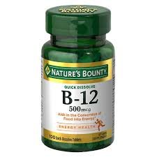 NB B 12 500MCG TAB 100S