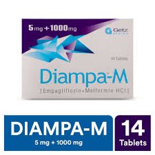 DIAMPA M 5MG + 1000MG TABLET