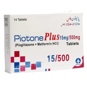 PIOTONE PLUS 15/500MG TAB